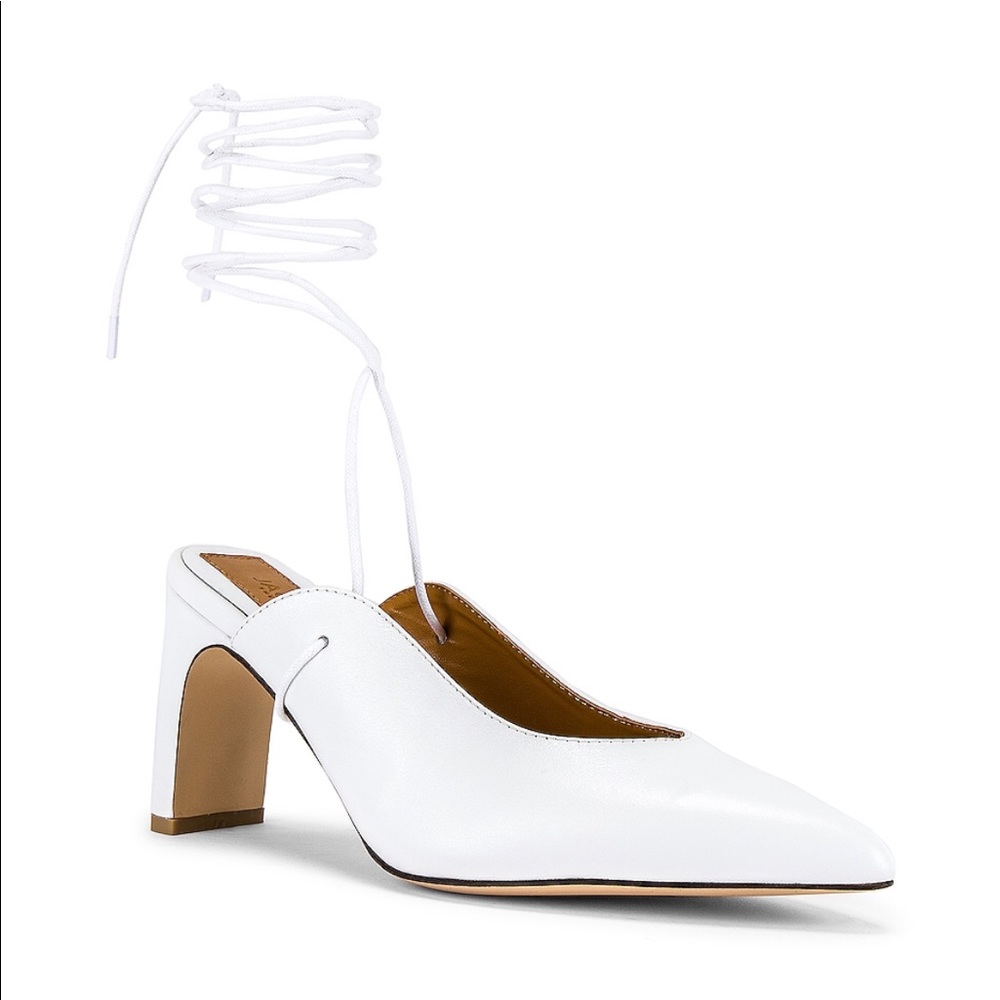 Laced Leather Heel by Jaggar